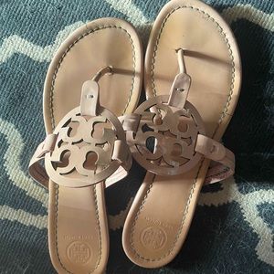 Tory Burch Miller Sandals Makeup/Light Pink Color